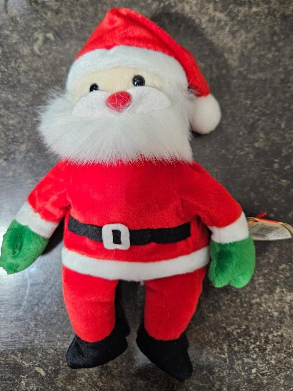 Vintage Original Ty Beanie Babies - Santa the Santa Claus 1998 NWT New